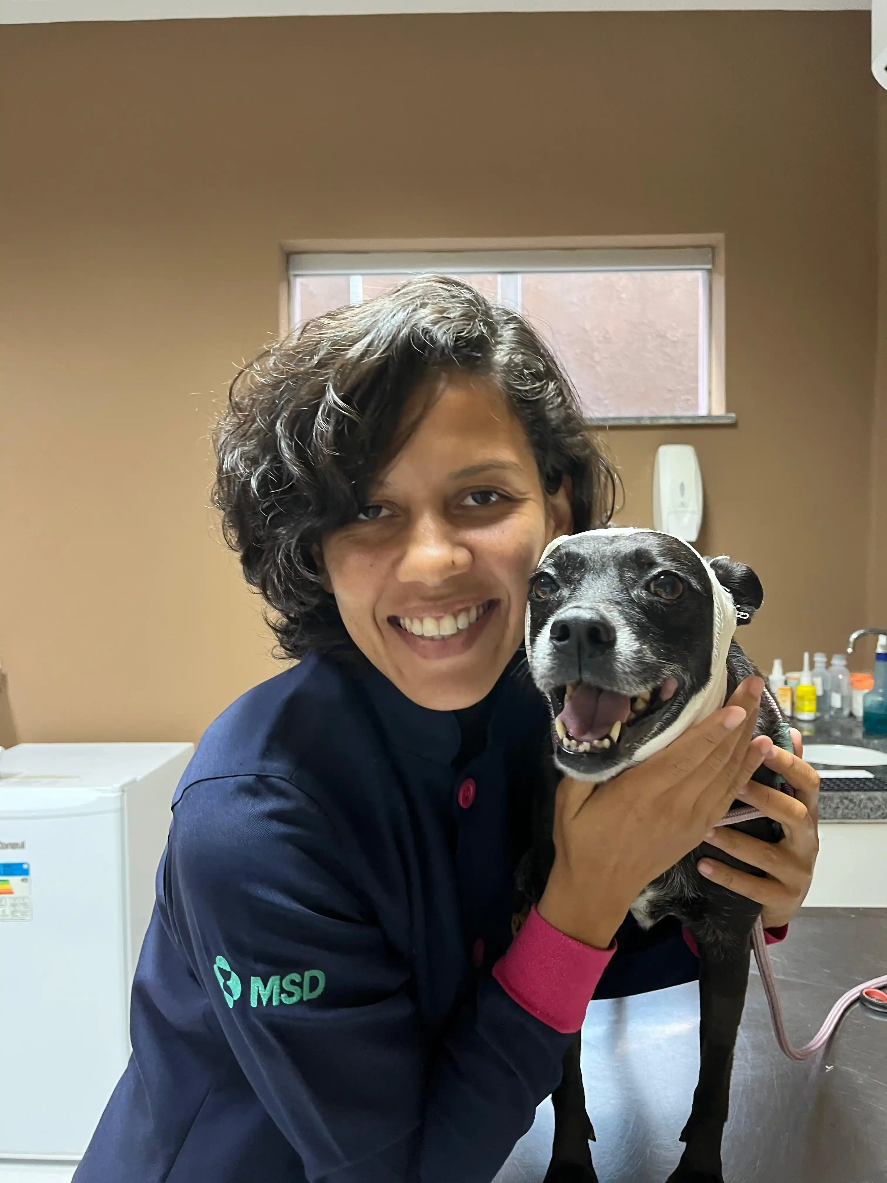 Consulta veterinária em casa